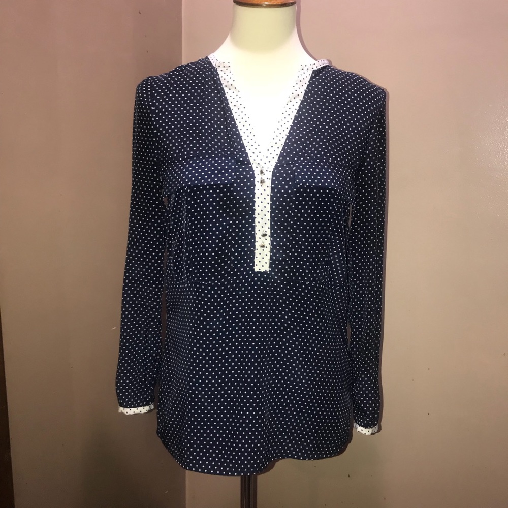 (Zara Basic) Polka dot blouse